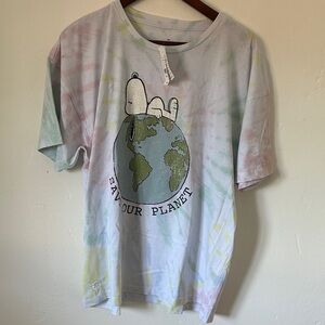 Tie-Dye Shirt with SAVE OUR PLANET EARTH
